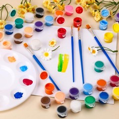 322PCS Washable Acrylic Paint for Kids Arts and Crafts, 23 Gouache Watercolor…