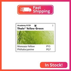 Grumbacher Academy Oil Paint, 37ml/1.25 Ounce, Thalo Yellow Green (T210)