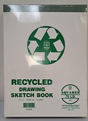 6 Pads Aquabee Bee Paper Recycled Drawing Sketch book 9×12–30 Sheets