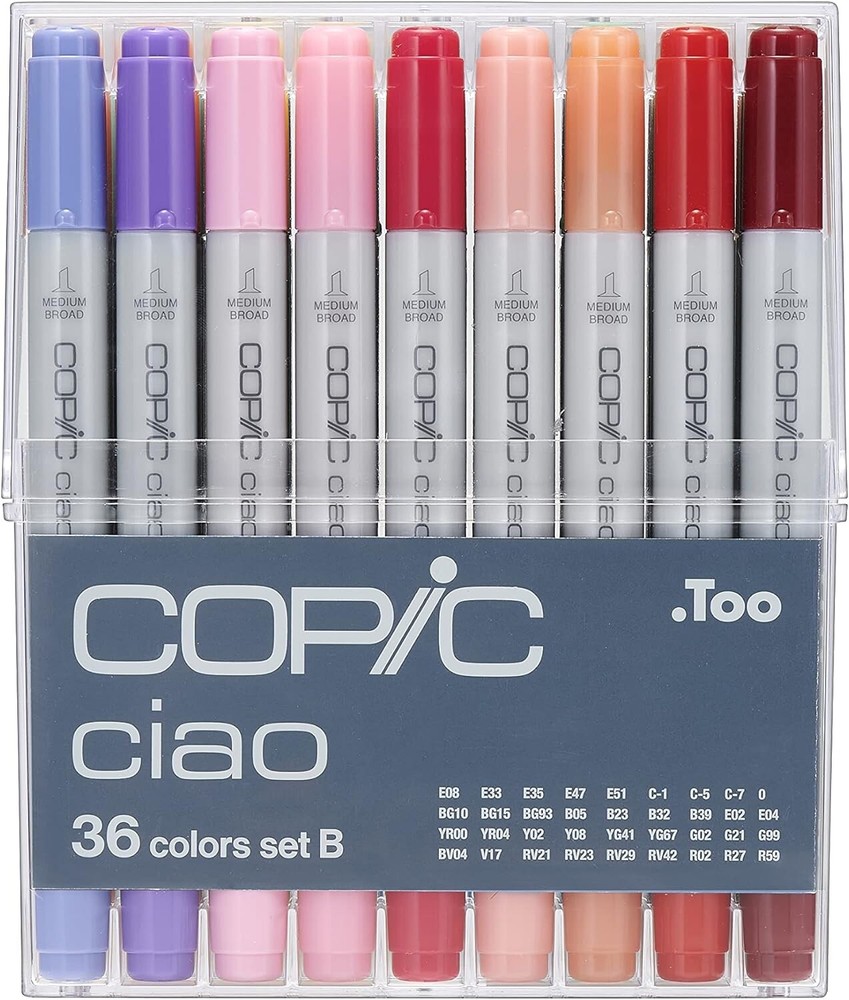 [Parallel Import] Copic I36B Ciao Markers B Set , 36 Colors