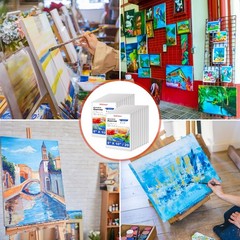 Stretched Canvas for Painting – 8×10 Inch/20 20 Pack – Inches, whitre