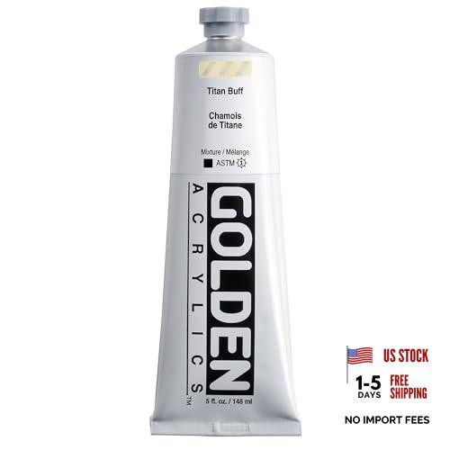 Titan Buff 5 fl. oz. Tube, Heavy Body Acrylics, Professional Acrylic Paint