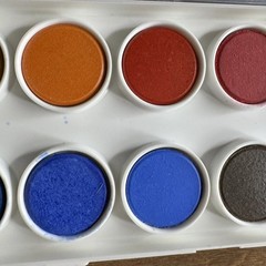 Water Color Paint Lot Loew Cornell Binney Smith Angora Liquitex Art Artist Vtg
