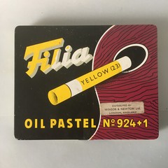 Vintage Filia Color Oil Pastels No 924+1 Tin of 24x Windsor & Newton Denmark