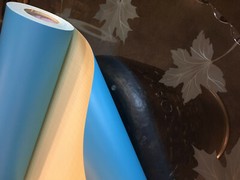 Vinyl Resist 10 Mil Sandblasting film, Etch, paint Mask Stencil 24.5″ X 10 Feet