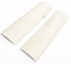 2-Piece Set White Camel Bone Premium Handle Scales Knife Making Material