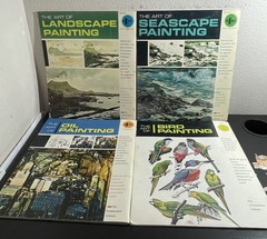 Lot 4 1960s/70s Art Books Grumbacher Library Instruction Guides Drawing Painting
