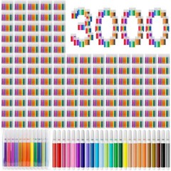 3000 Pcs Mini Colored Markers Set – Vibrant Assorted Watercolor Pens for Art & O