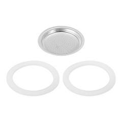 Aluminium Filter Replacement50x41x5mm for 2-Cup Use Mocha Coffee Maker Pot