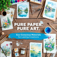 64 Sheets Watercolor Paper Pad 5×7 Water Color Paper 140lb/300gsm 100% C…