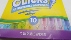 Crayola 10CT SUPERCLICKS Retractable Holiday Toys Gift for Boys and Girls Kid