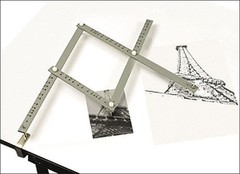 Jakar Artists Wooden Pantograph Enlarges Reduces Re-scales Images Drawings 18″