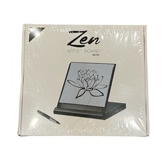 Mini Zen Buddha Board Inspired Painting Water Reusable Paintbrush 5″ Art SEALED