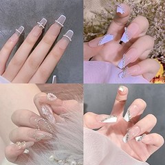 Rhinestones Chain – Gold Silver Pearl AB Colors – 3D Nail Art