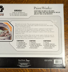 Disney Mandalorian Grogu Paint by Number Star Wars Paint Works NEW Star Wars