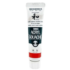 Turner Color Acrylic Gouache, Japanesque Color, Scarlet, AG020320, 20ml