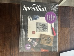 Speedball Deluxe Block Printing Kit Brand New Sealed 15 Piece Kit