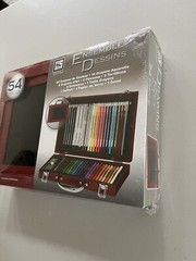 Loew Cornell Drawing Set 54 Pieces Art Craft Supplies Color Pencils Water Colors
