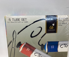 Chroma Chromacryl Students Acrylic Paint 5 Tube x 75ml Set Factory Sealed