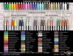 TOOLI-ART Acrylic Paint Pens 48 Markers Set Limited Edition 0.7mm Extra Fine Tip