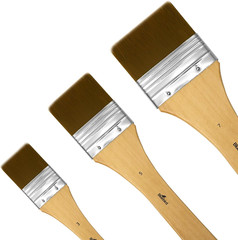 Premium Paint Brushes for Gesso, Glues, Varnishes & Stains, Pack of …