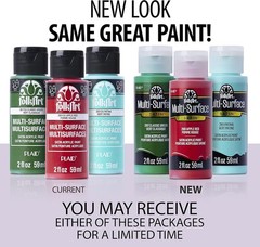 Multi-Surface Acrylic Paint 2 oz – Medium Blue, Water-Resistant & Easy Clean-Up