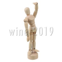 4.7″ Artist Drawing Manikin Articulated Mannequin With Base and Flexible
