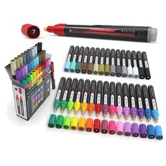 Vibrant Paint Markers for Rock, Canvas, Glass