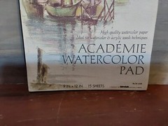 Westab Académie Watercolor Pad 11 Sheets 9 In X 12 In Heavyweight High Quality