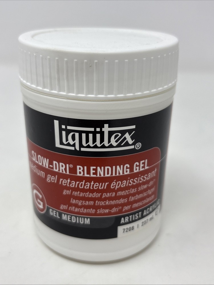 Professional Slow-Dri Blending Gel Medium Artist Acrylic 237ml 8-oz