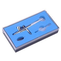 0.4mm Single Action Airbrush Kit, Gravity Feed Air Brush Gun Set for Painting…