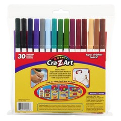 Washable Super Tip Markers, 30 Count