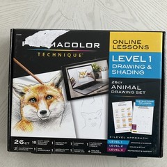 Prismacolor Technique Art Supplies & Digital Art Lessons Level 1 Bundle -Animals