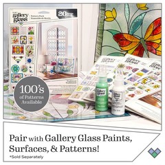 Plaid Window Color Beginner Set (2-Ounce), (8-Pack)
