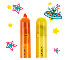 Crayola 10CT SUPERCLICKS Retractable Holiday Toys Gift for Boys and Girls Kid