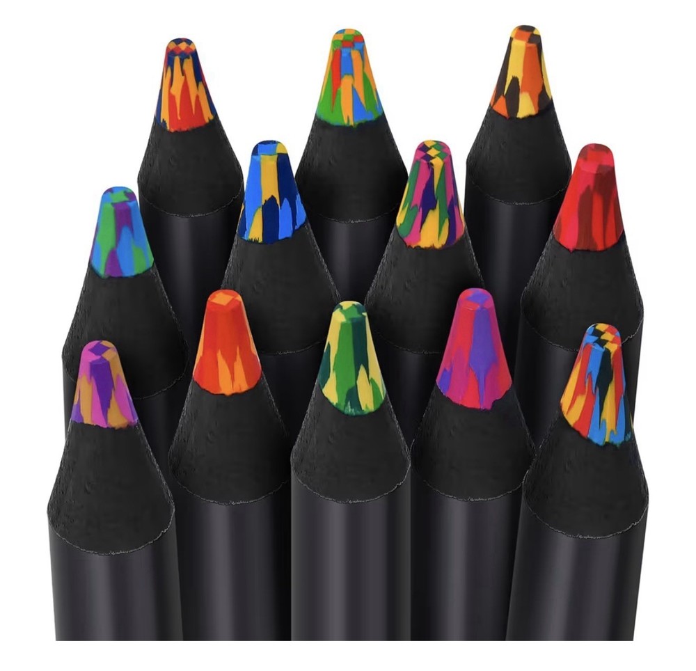Art Supplies Teen Girl Boys Gifts Trendy Stuff 12 Colored Rainbow Pencils Set