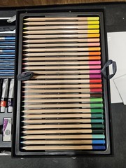 150pc Art Drawing Kit Set Kids Adults Teens Supplies Colored Pencils Sketch Gift