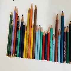 Lot Of 120 Colored Pencils Mixed Empire Dual Color Coloray Pedigree Prismacolor+