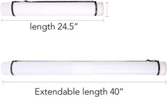 Lightweight Storage Tube for Art and Blueprints, Water-Resistant Protection