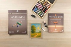 Clairefontaine Pastelmat White Pad 18x24cm