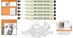 Ultra Fine 0.25mm Micro Fineliner Pen Set – Perfect for Creative Expression