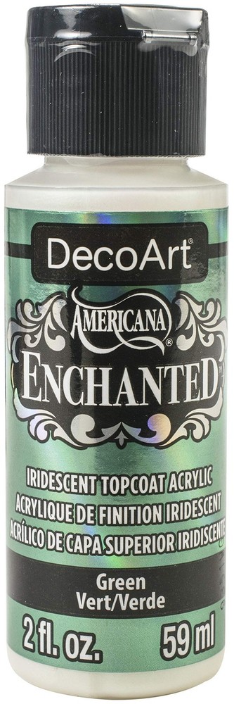Deco Art ENCHANTED PAINT 2OZ GREEN, us:one size 1 Count (Pack of 1), Green