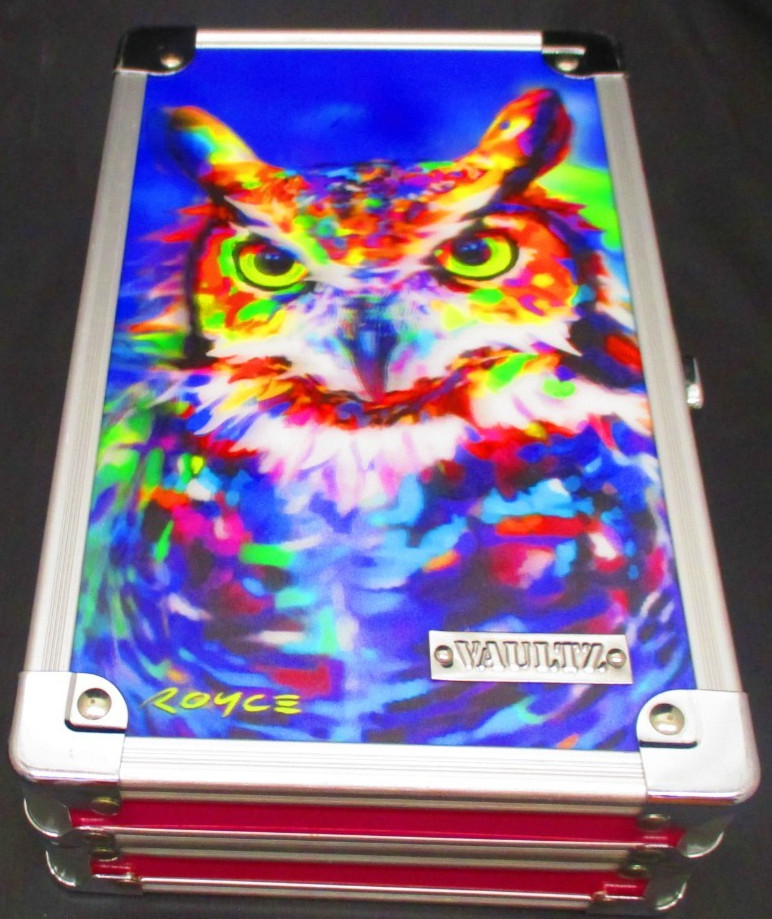 Valutra Art Case – Loyce Owl Design – Colored Pencil Set – Pop Art Style