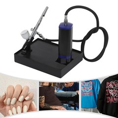 Airbrush Kit w/Compressor Battery Powered Portable Airbrush Kit Airbrush Gun Kit