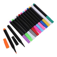 14 Pcs Wet Erase Water Chalk Dry Marker Black Board Glass Markers