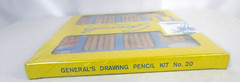General Pencil Drawing & Sketching Pencil Kit No. 20 ~ 21 items Incl. New Sealed