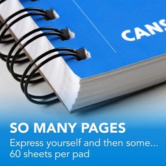 Canson XL 7×10 Mixed Media Pad 60 Sheets Heavyweight Art Paper