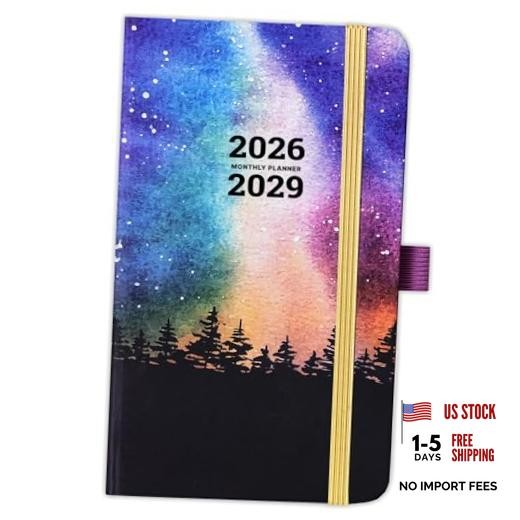 2026-2029 Pocket Planner/Calendar – 3 Year Monthly Planner 2026-2029 from July