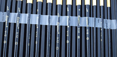 Giorgione 12 Pc Nylon Paint Brush Set With Different Tips and Sizes in Metal Box