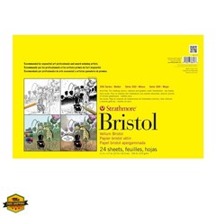 300 Series Bristol Paper Pad, Vellum, Tape Bound, 11×17 inches, 24 Sheets 100…